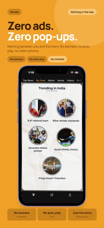 TheReader.AI: Short News India screenshot 2 of 8