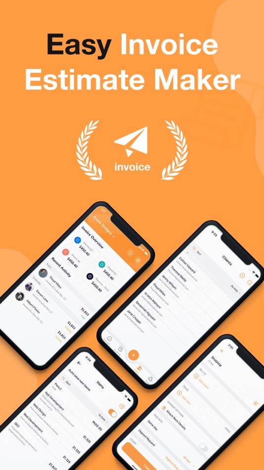 #1. Invoice Maker • Estimate App (iOS) 由: GREWON TECHNOLOGIES PRIVATE LIMITED