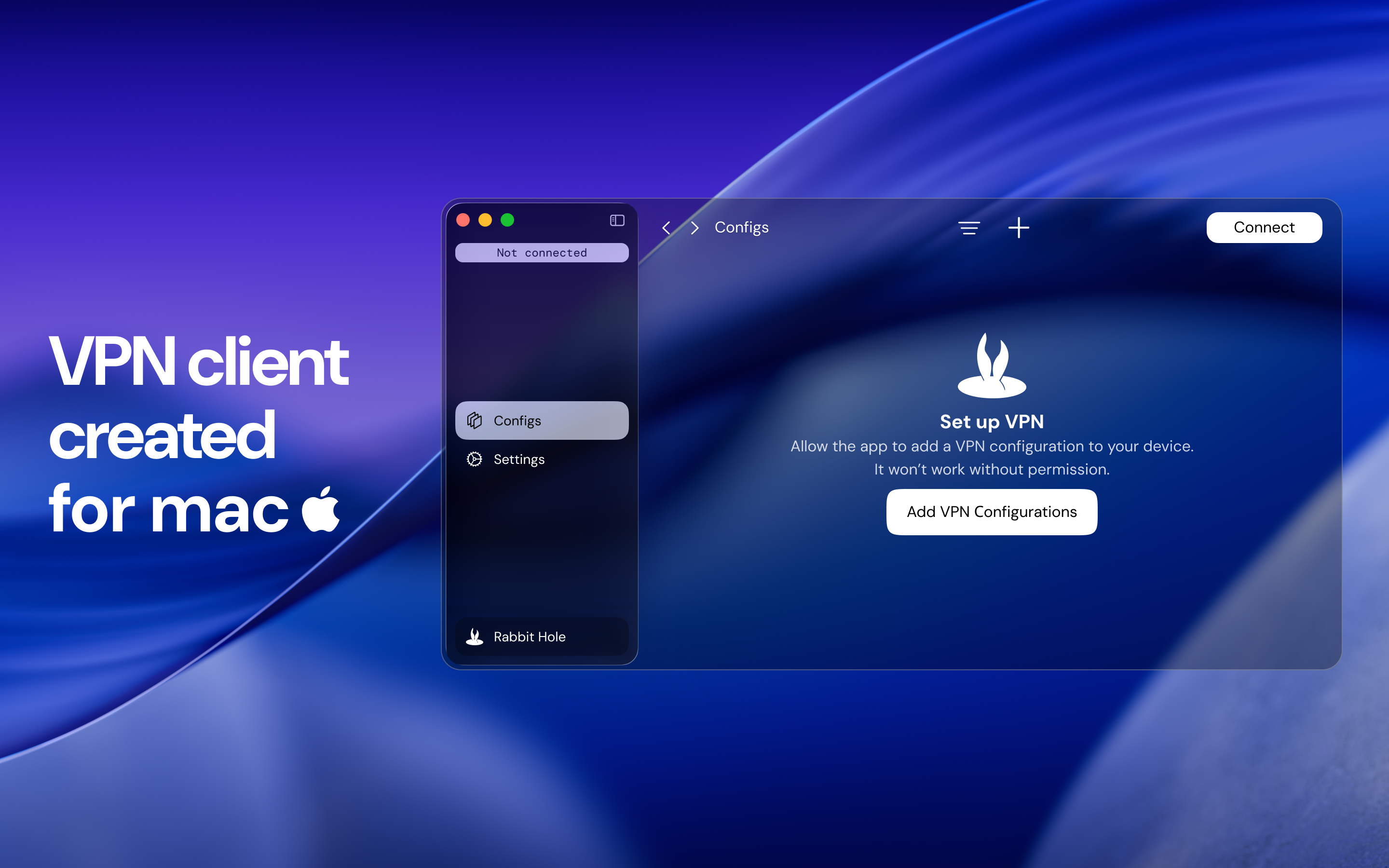 RabbitHole – VPN client
