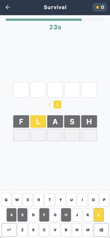 4Words - Daily Word Puzzle iPhone screenshot