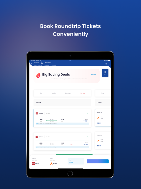 Screenshot #6 pour AkbarTravels: Flights & Hotels
