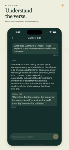Logos: AI Bible Chat & Study Screenshot 1 of 5
