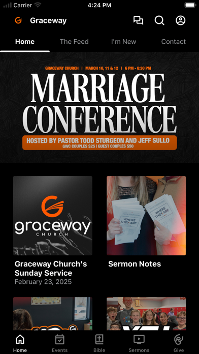 Graceway Church CT iPhone screenshot 1 - Education app