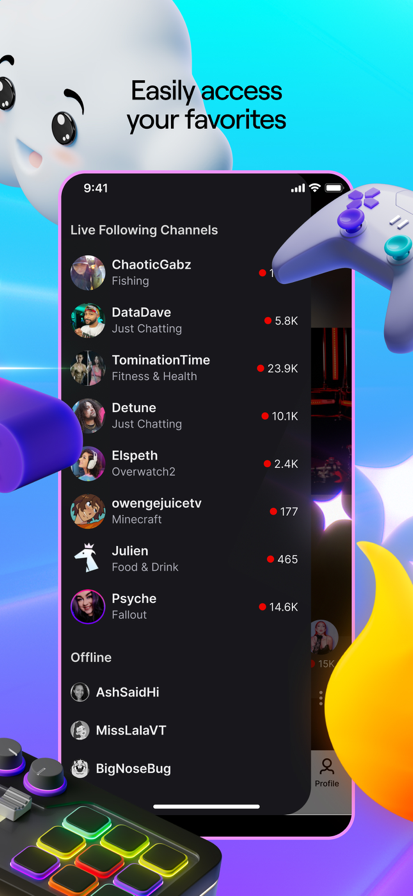 Twitch: Live Streaming Screenshots