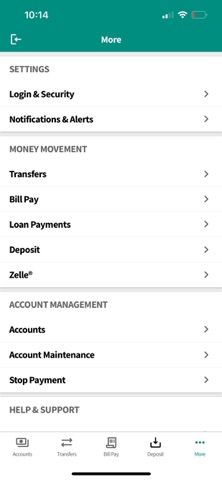 Community First Bank NI LA iPhone screenshot