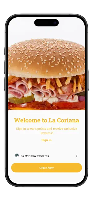 La Coriana App screenshot 1