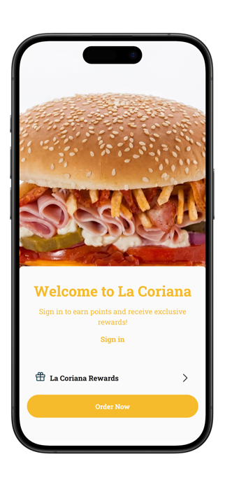 La Coriana App Screenshot 1 of 4