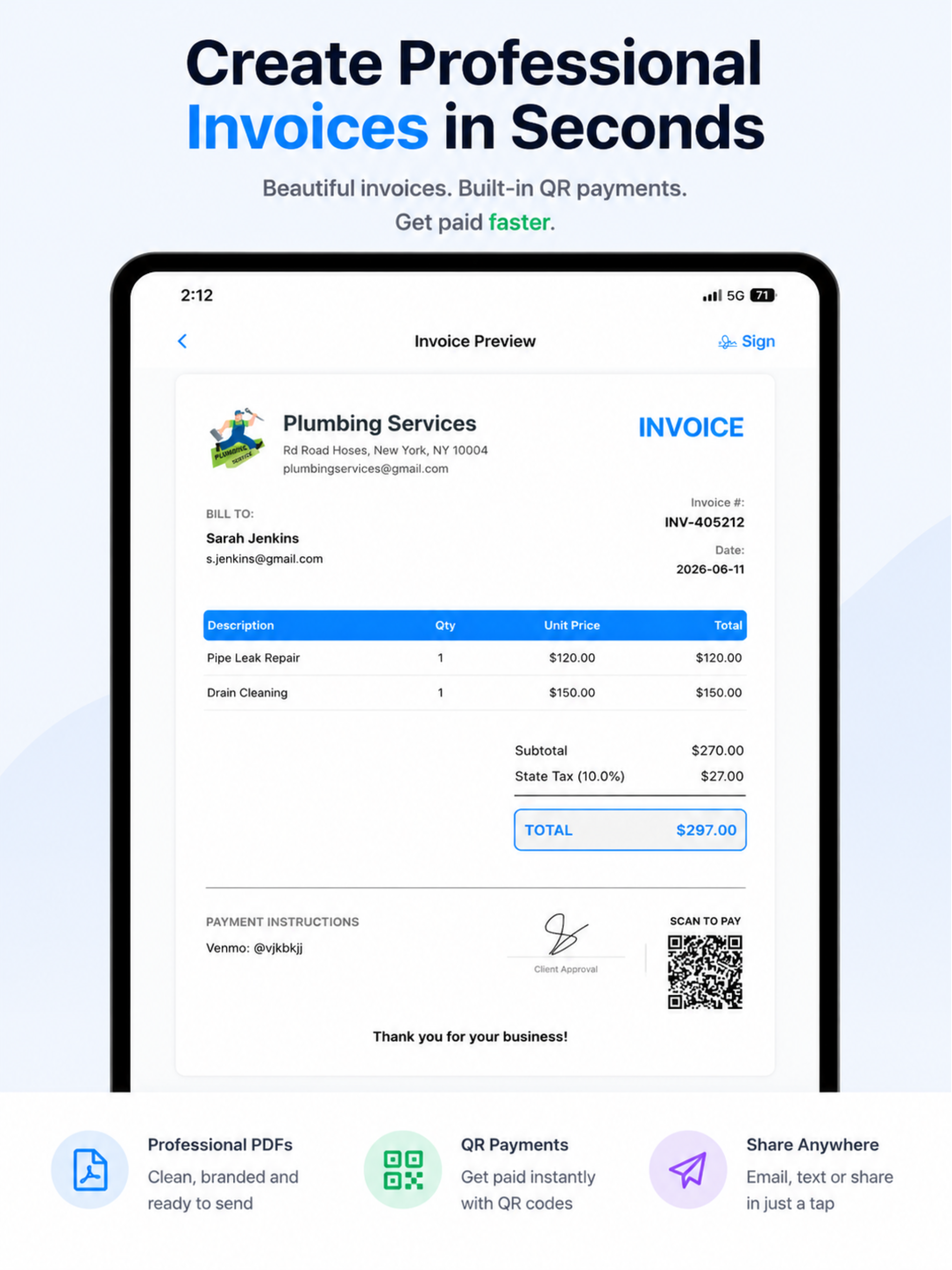 Invoice Boss: Estimate Maker screenshot 8