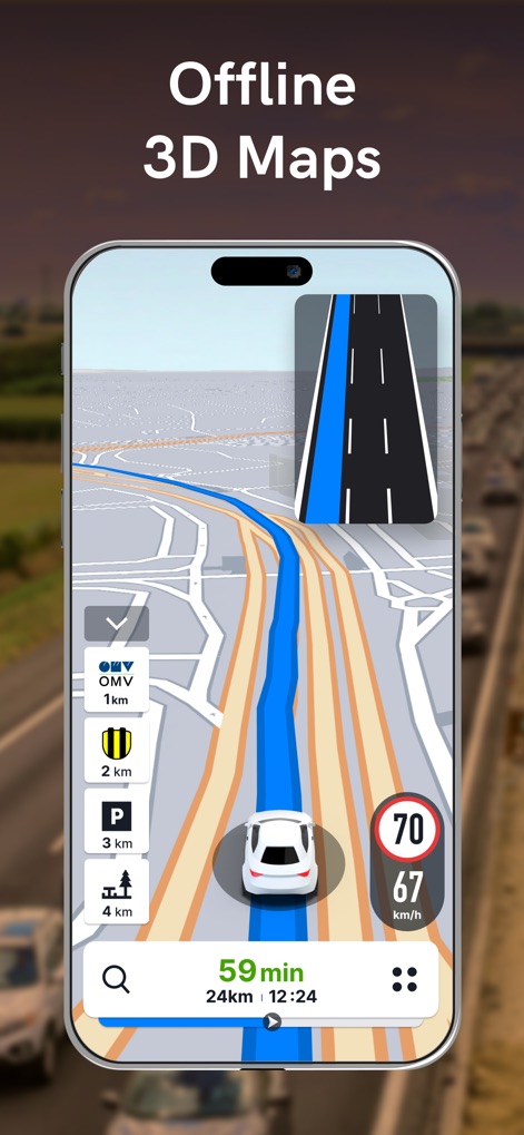 Sygic GPS Navigation & Maps - This tool provides comprehensive 3D map rendering and a clear speed limit indicator, ensuring reliable navigation even without an internet connection.
