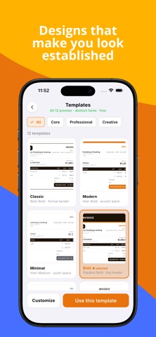 Billzy: Bills & Invoices Maker Screenshot 9 of 10