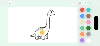 Kids Color Fill Dinos screenshot 2