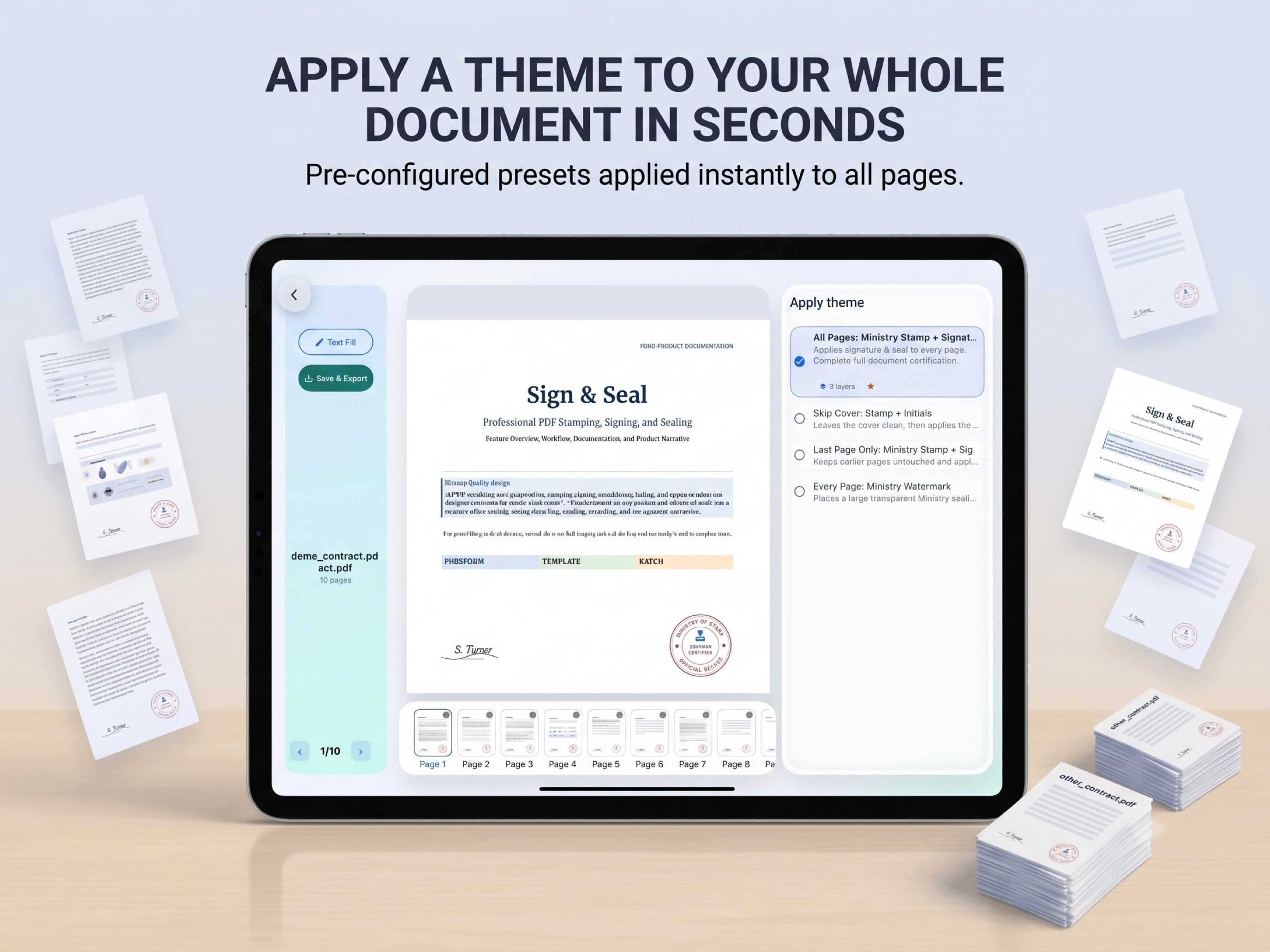 Sign & Seal: Batch Stamp PDFs