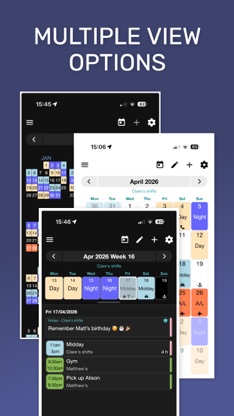 My Shift Planner - Calendar screenshot 3