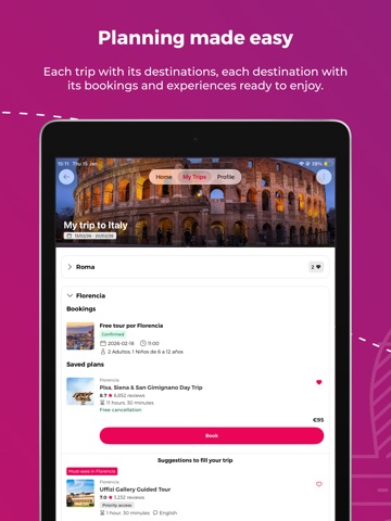 Civitatis: Fill your trip! iPad screenshot
