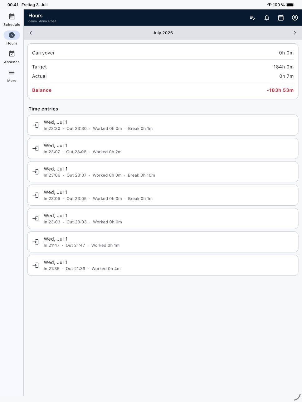iPad screenshot