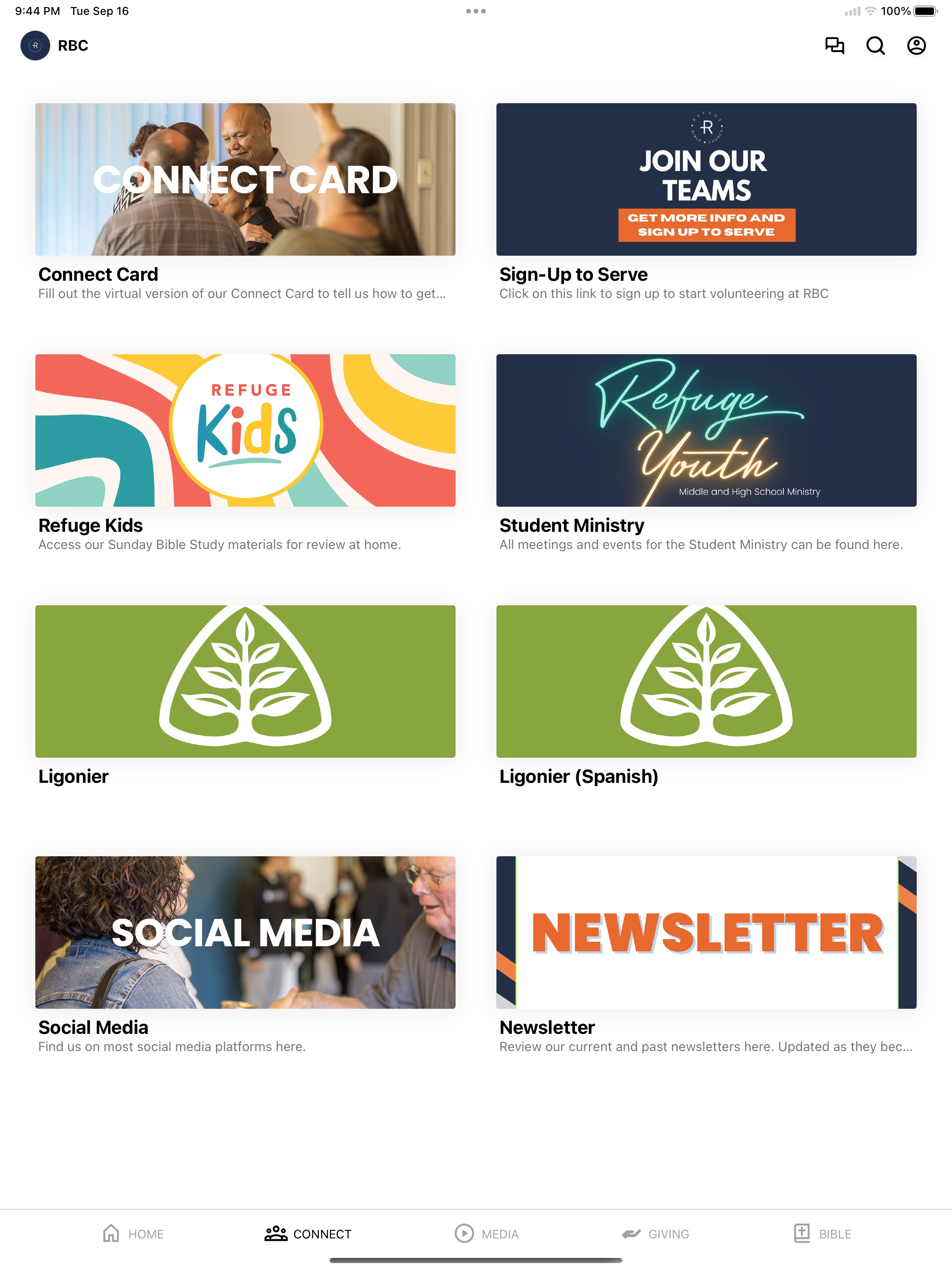 Refuge Bible Church screenshot 5
