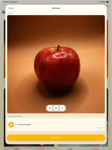 Voice Learn - Sound cards iPad screenshot
