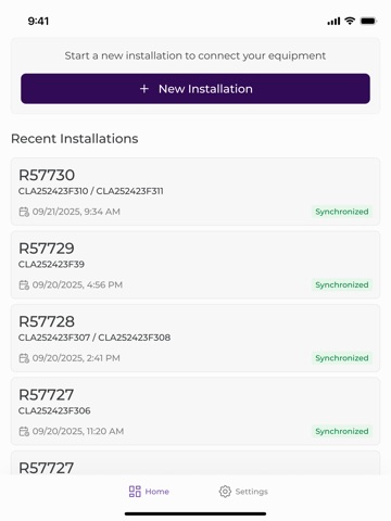App screenshot
