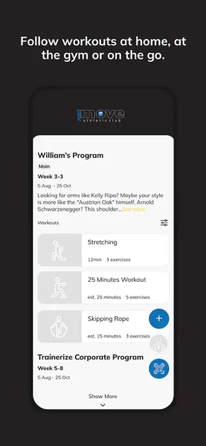 Just Move Athletic Club screenshot 3