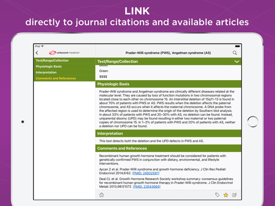 Guide to Diagnostic Tests iPad screenshot 4 - Medical app