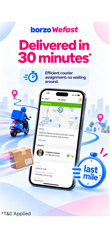 Borzo: Courier Delivery 24x7 screenshot 3 of 7
