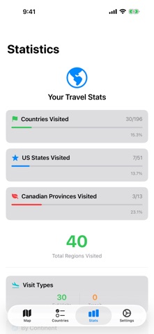 Footprint - Travel Map Screenshot 3 of 3