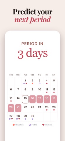 Mela: Private Period Tracker Screenshot 1 of 9