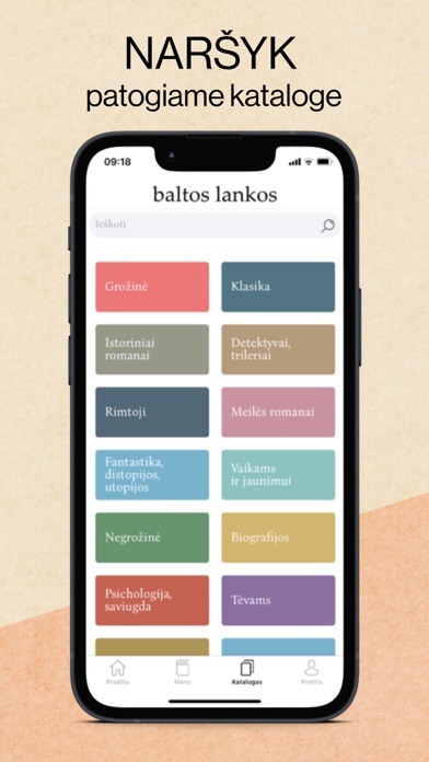 Baltos lankos Audio Screenshot