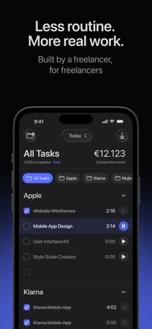 Daily Grind: Time Tracker screenshot