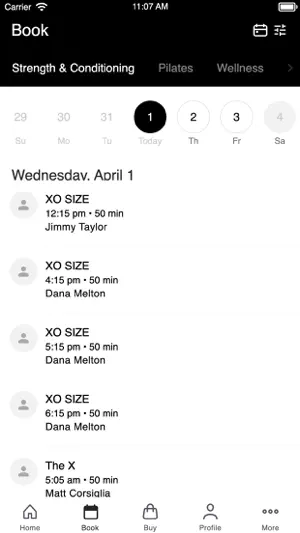 XO Fitness and Wellness screenshot 2