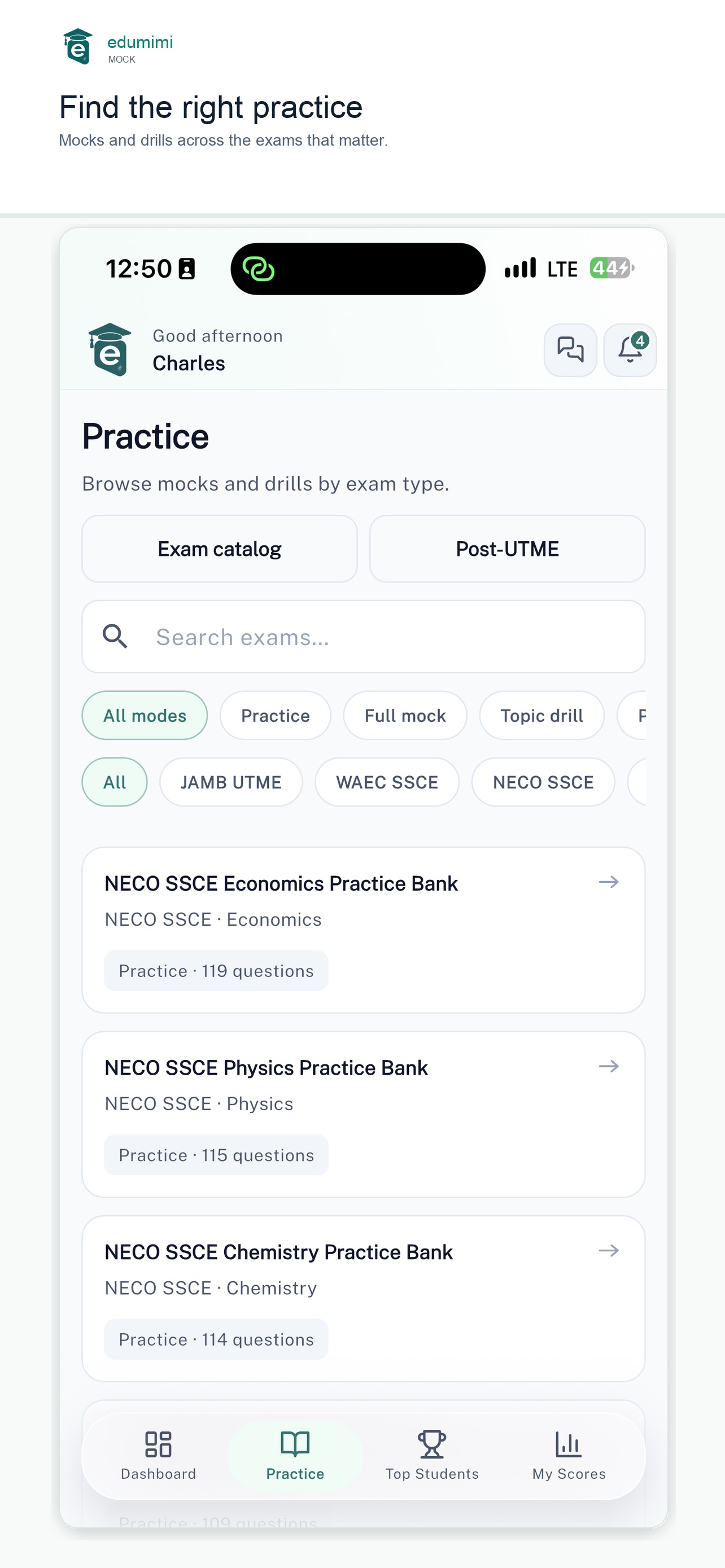 Screenshot 3 of Edumimi Mock