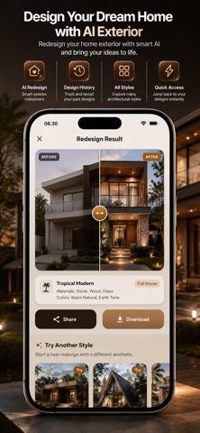 AI Home Exterior Designer screenshot