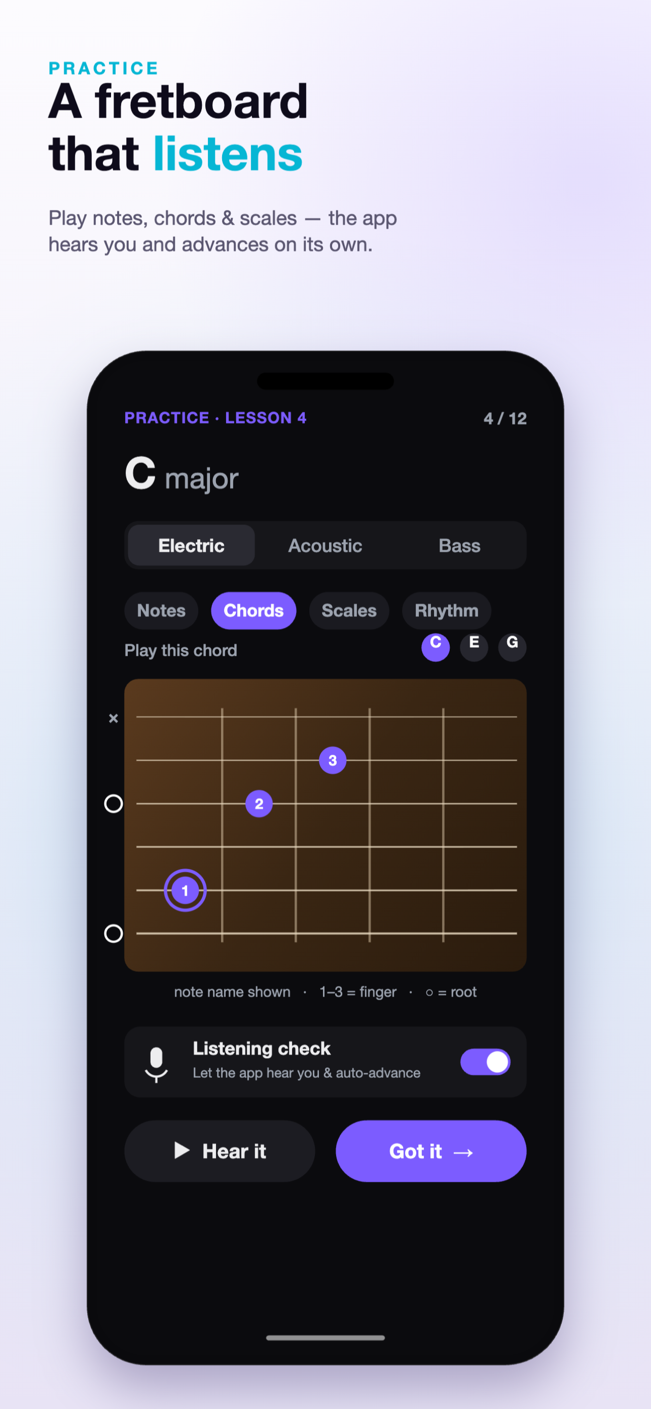 Guitar Mentor: Chords & Lesson screenshot 3
