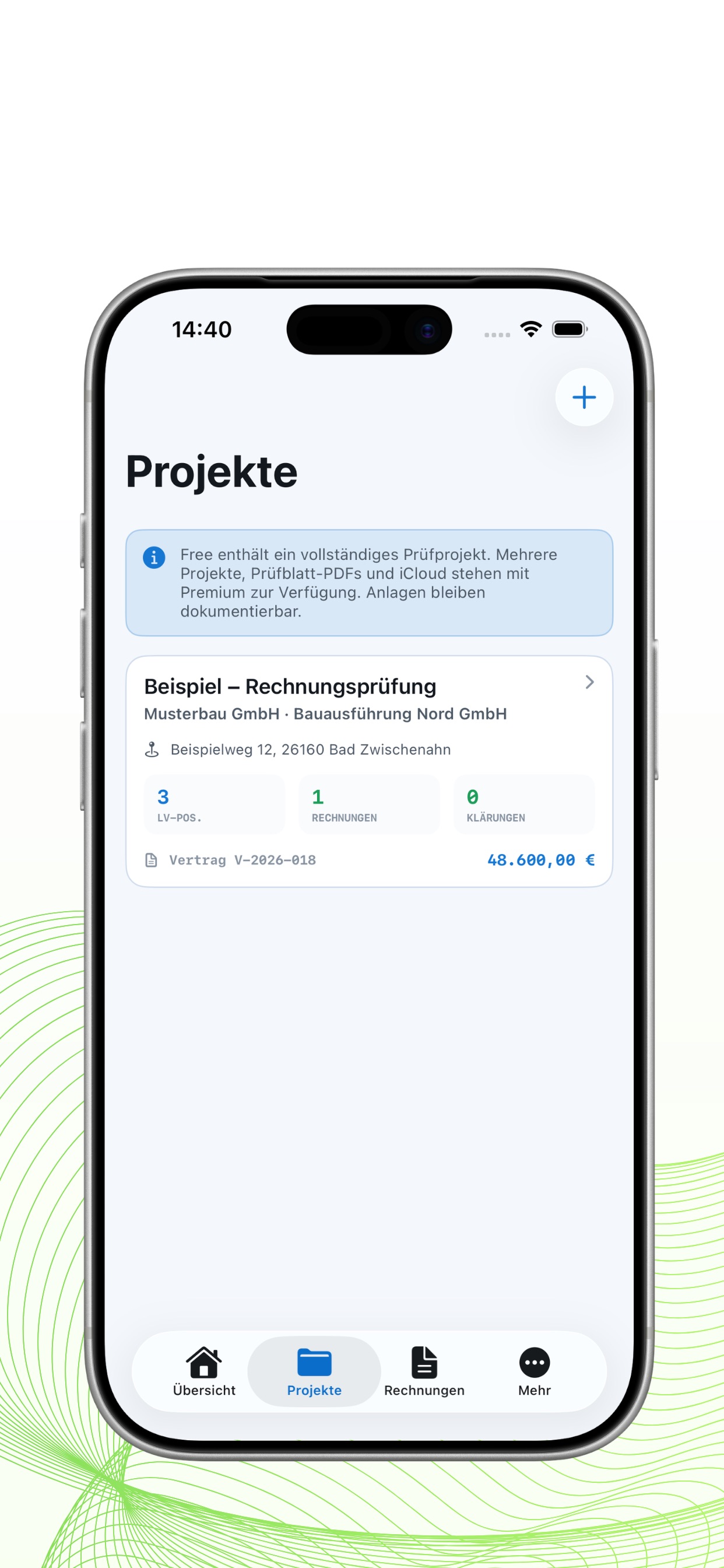 Screenshot 2 of RechnungsPro|tokolle