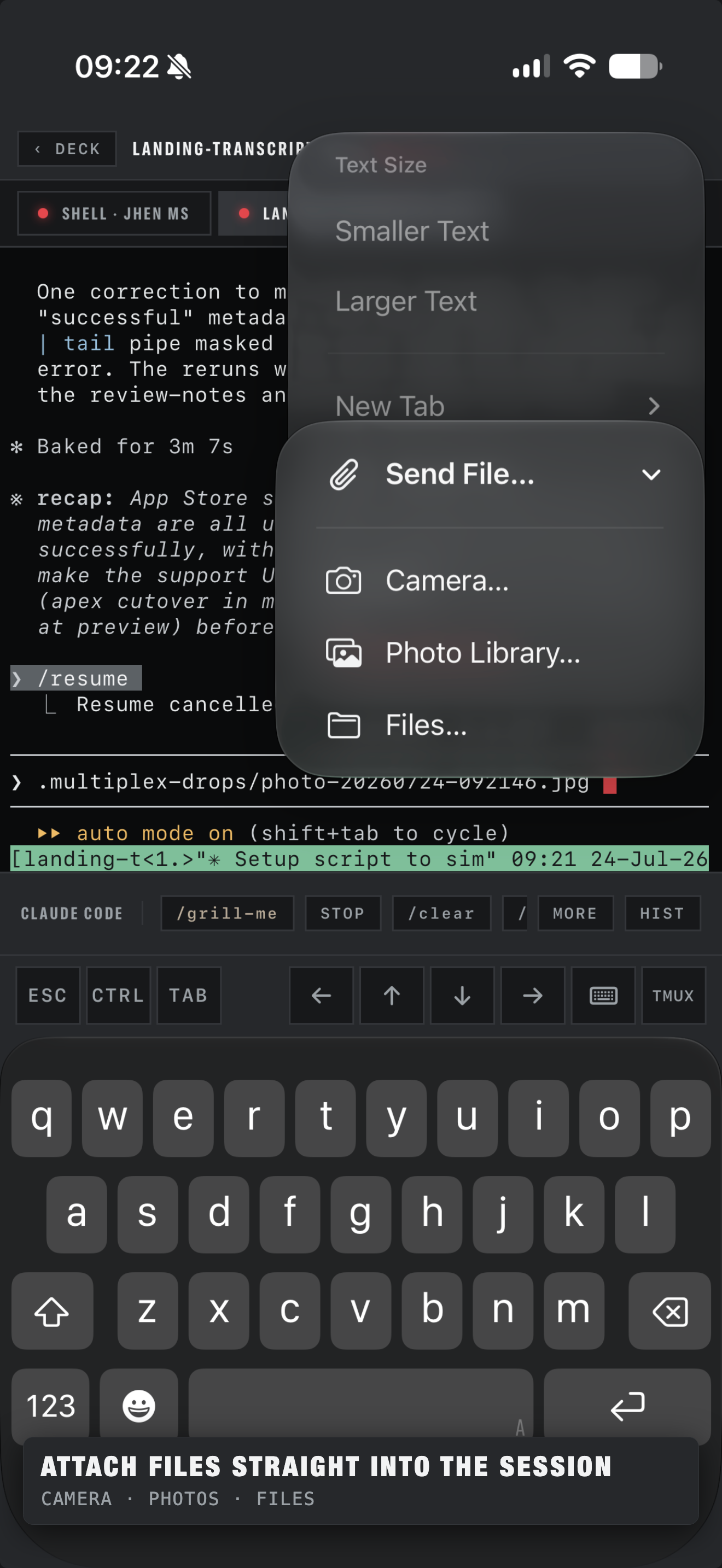Multiplex — SSH tmux Terminal screenshot 7