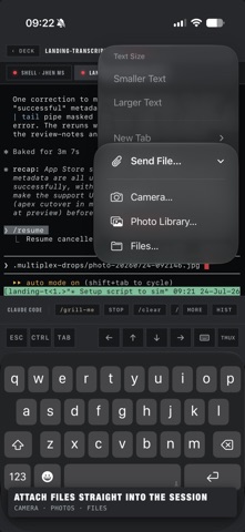 Multiplex — SSH tmux Terminal Screenshot 7 of 10