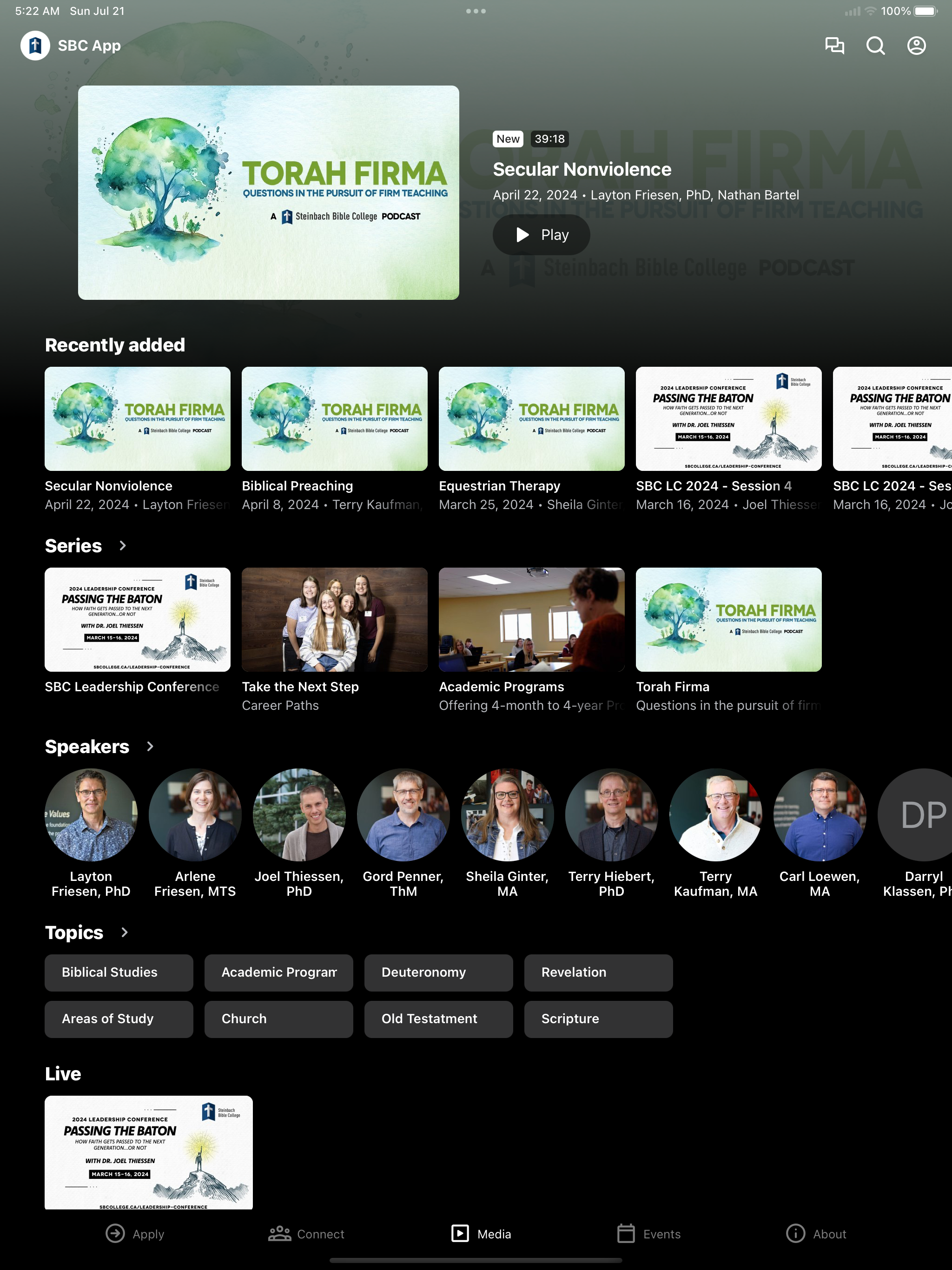 Steinbach Bible College screenshot 8