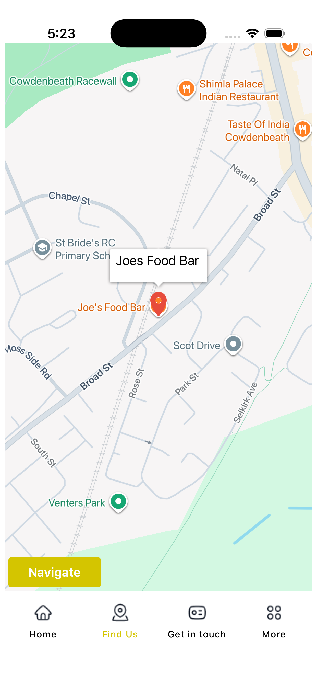 Joes Food Bar screenshot 2