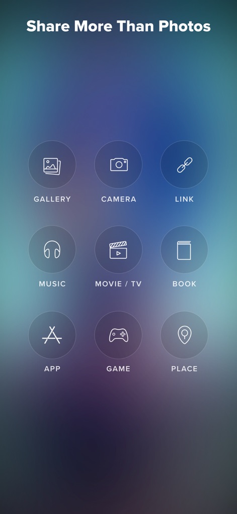 VERO - Dieses Tool erweitert die kreative Ausdrucksfreiheit durch die Möglichkeit, vielfältige Inhaltstypen wie Musik, Filme und Orte über intuitive Icons zu teilen.