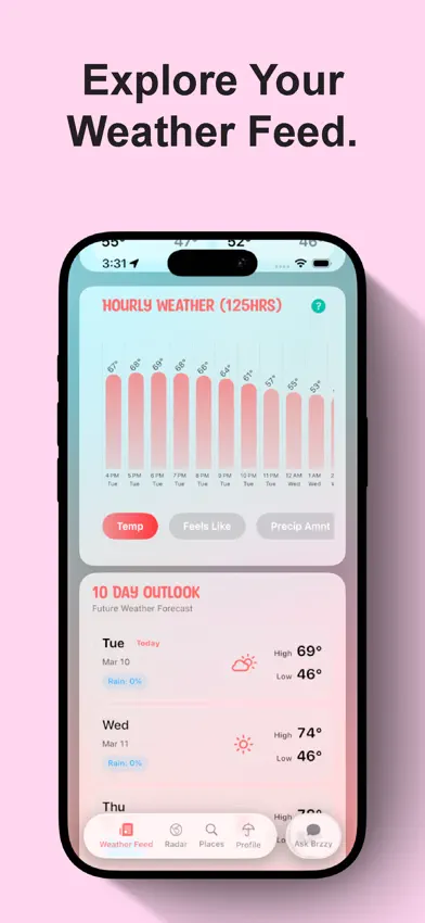 Brzzy Weather: Local Forecasts screenshot 3