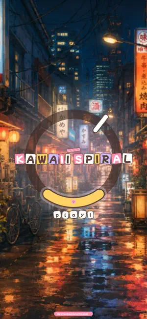 Kawaii Spiral: Cute Cat Game screenshot 1