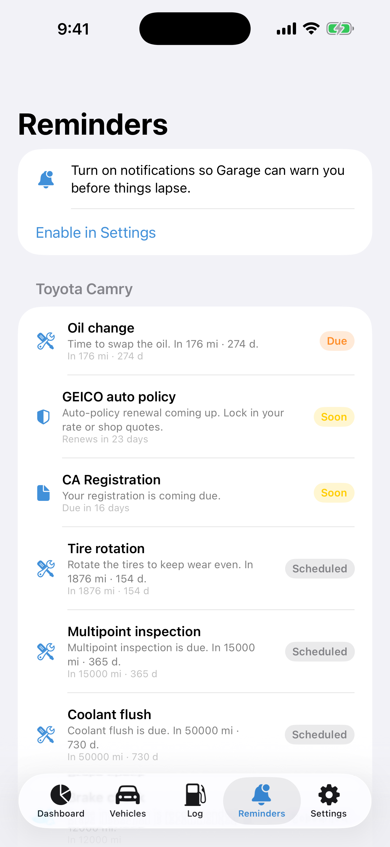 Garage: Auto Tracker screenshot 3