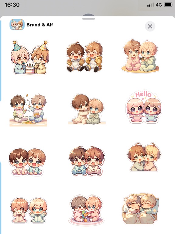 Screenshot #5 pour Brand and Alf, Cute Stickers