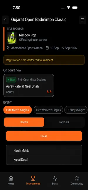 Clutch: Sports & Tournaments screenshot 2
