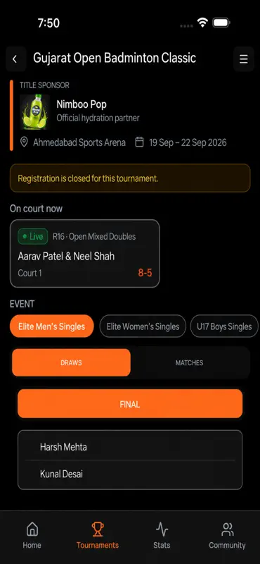 Clutch: Sports & Tournaments screenshot 2 of 7