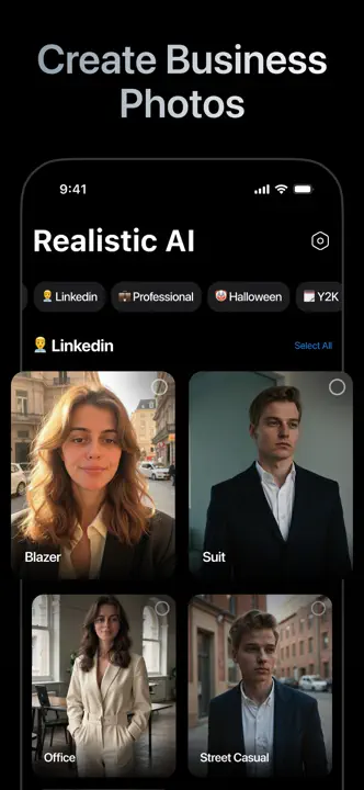 AI Headshot Generator: Screenshot 3 von 6