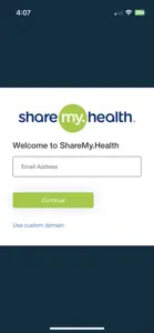 ShareMyHealth screenshot #1 for iPhone