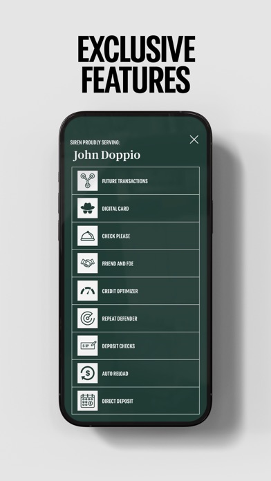SIREN CARD iPhone screenshot 7 - Finance app
