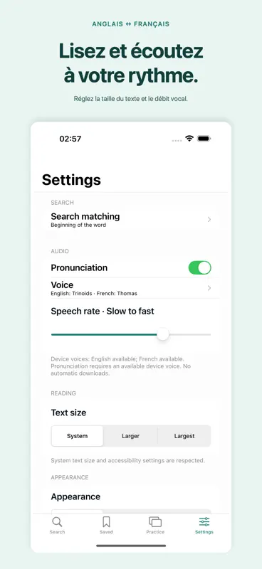Dico anglais-français Pro screenshot 3 of 5