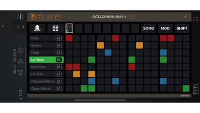 Screenshot #2 pour OCTACHRON MIDI Drum Sequencer